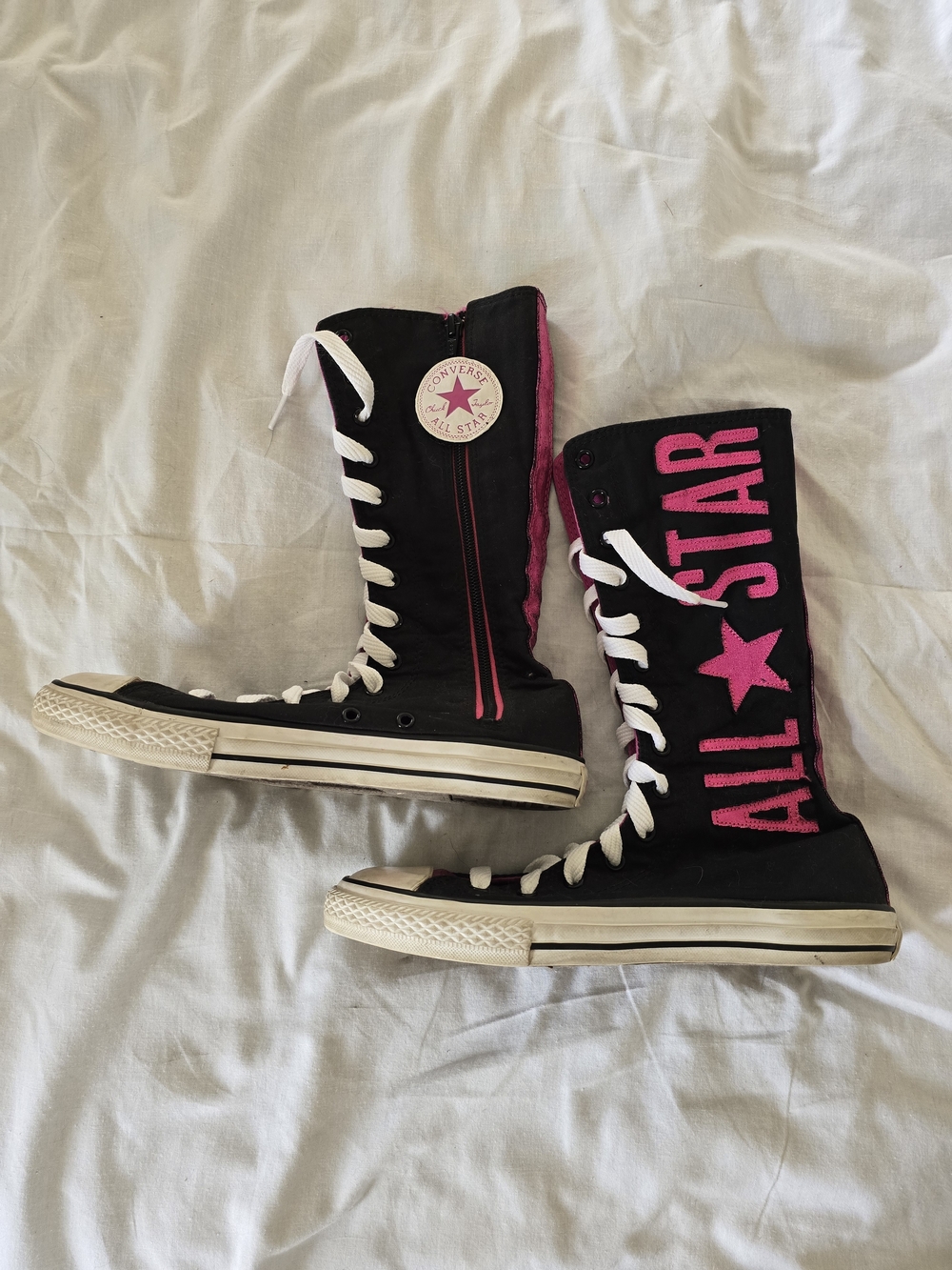 RARE Converse All Star Calf Knee Juniors 5/ Womens 7